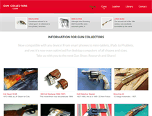 Tablet Screenshot of guncollectorsclub.com